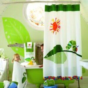 Hungry Caterpillar Shower Curtain